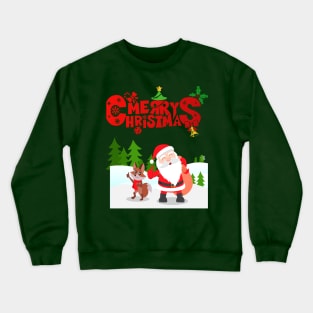 Santa Clause Merry Christmas Crewneck Sweatshirt